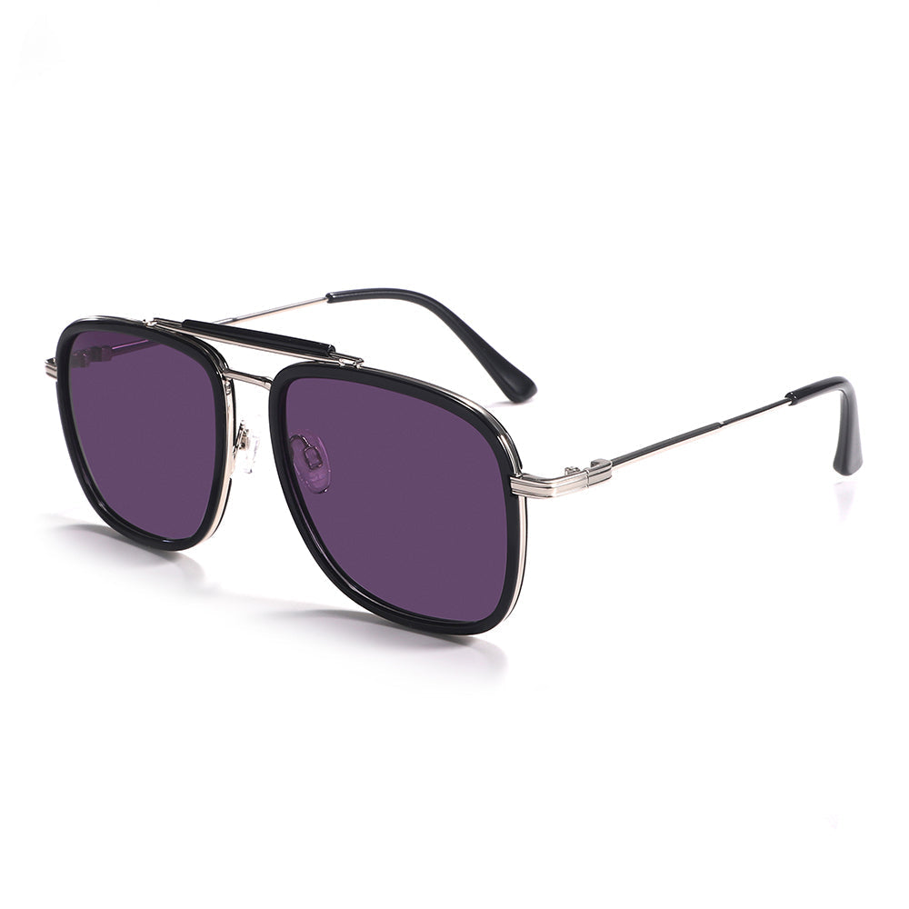 Polygonal Retro Unisex Sunglasses 8251