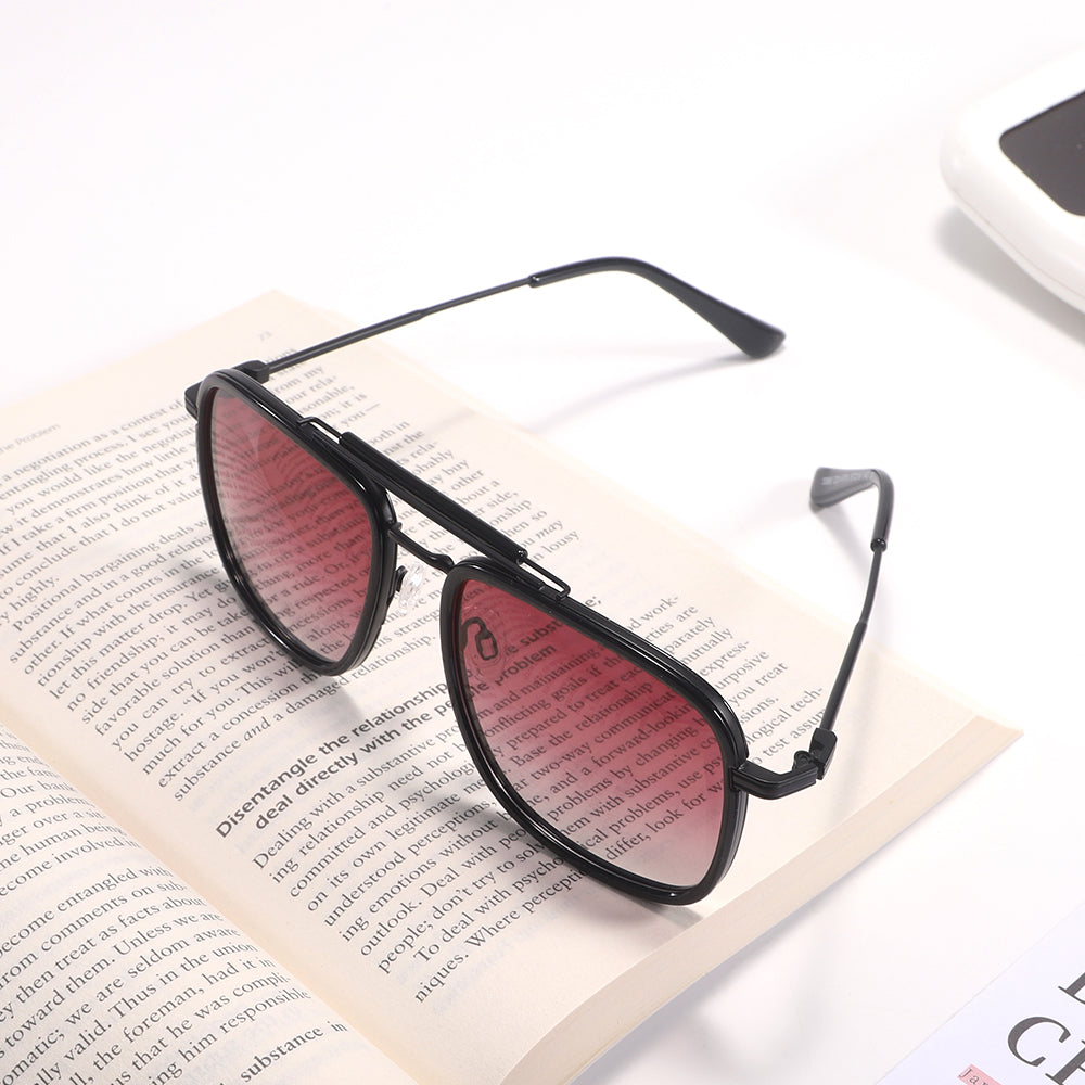 Polygonal Retro Unisex Sunglasses 8251