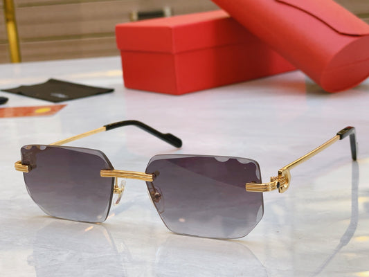 High end creative Precision cutting sunglasses