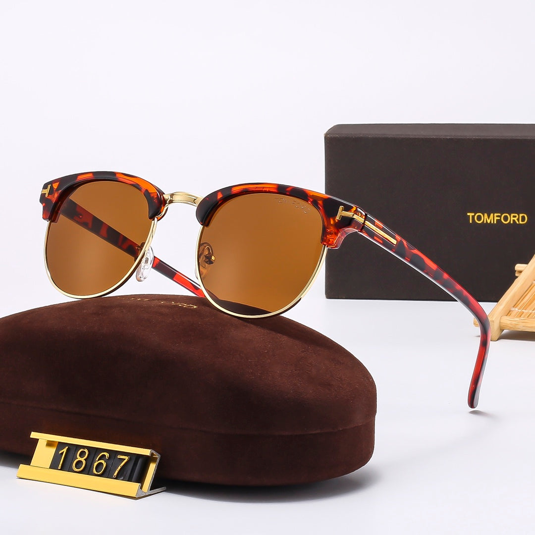 5 Colors Fashion Oval-Shaped Sunglassesâ1867