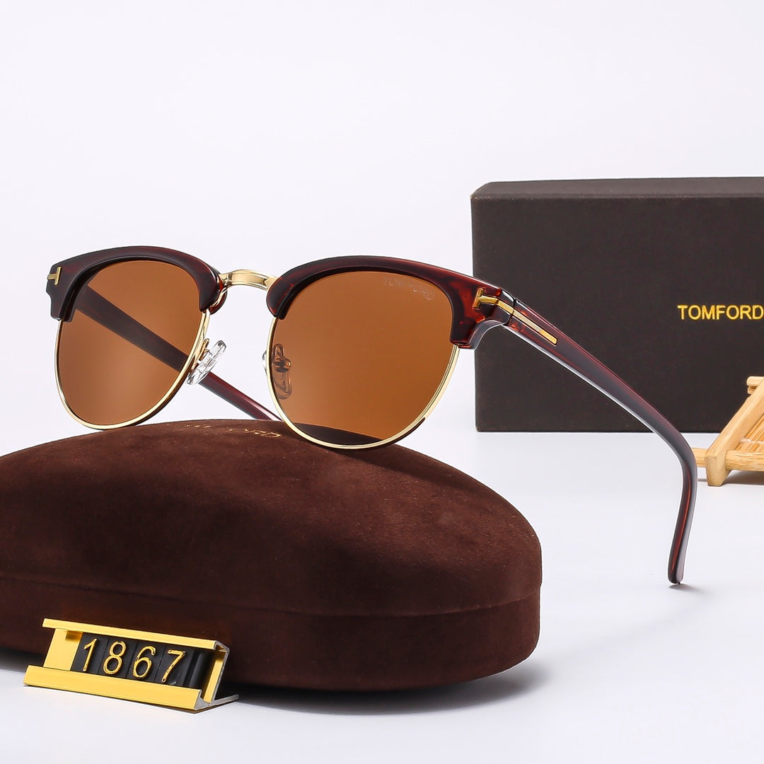 5 Colors Fashion Oval-Shaped Sunglassesâ1867