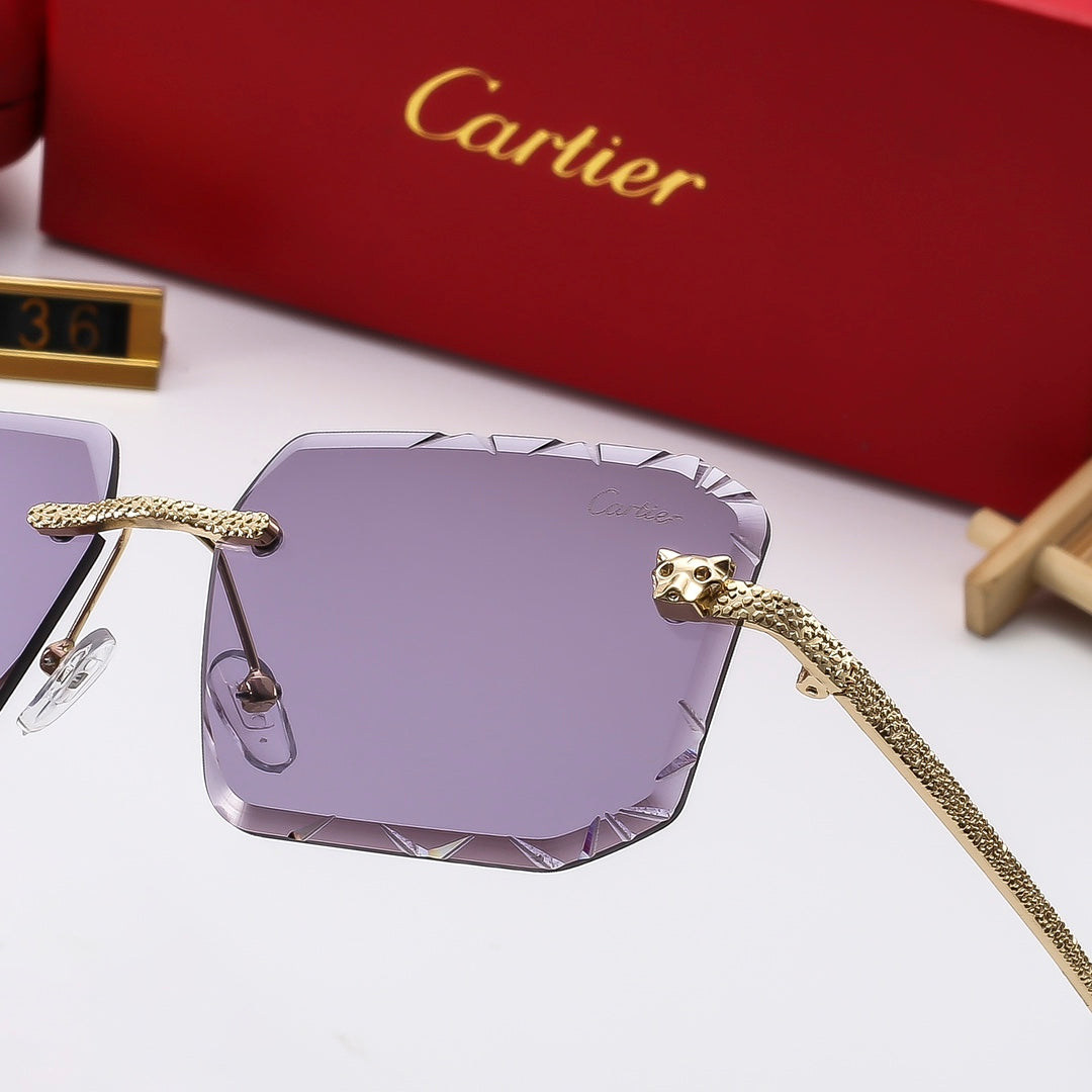 Diamond Cut Fashion Gradient Sunglasses 2136