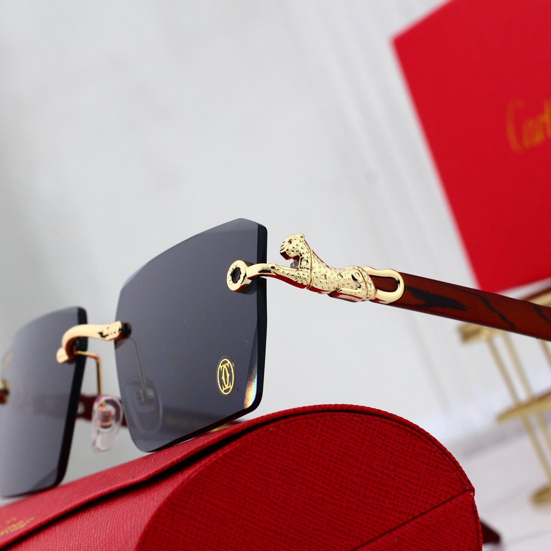 Wooden Leg Square 6 Colors Fashion Sunglasses 6534