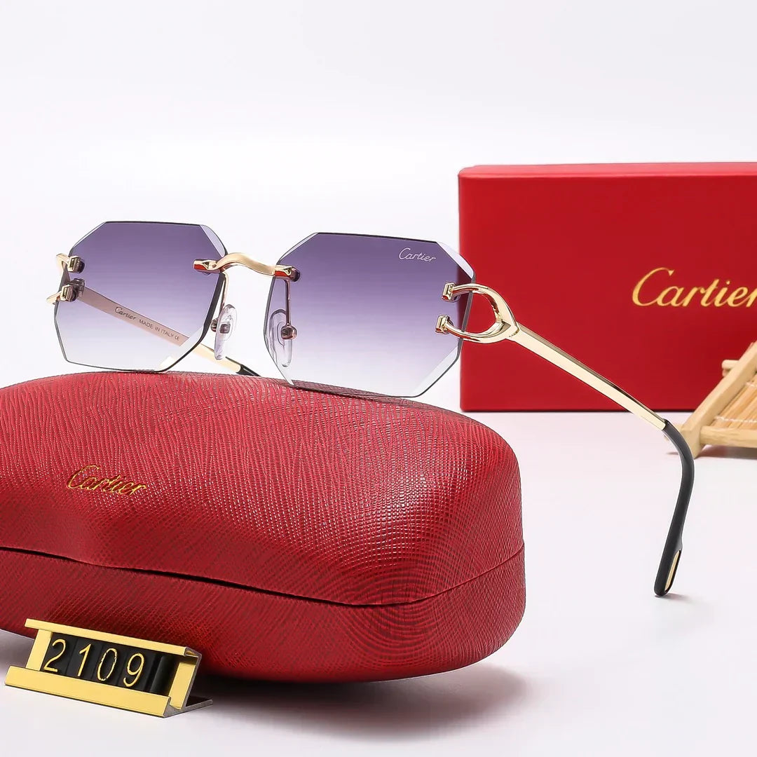 5 Colors Fashion Frameless Sunglasses2109