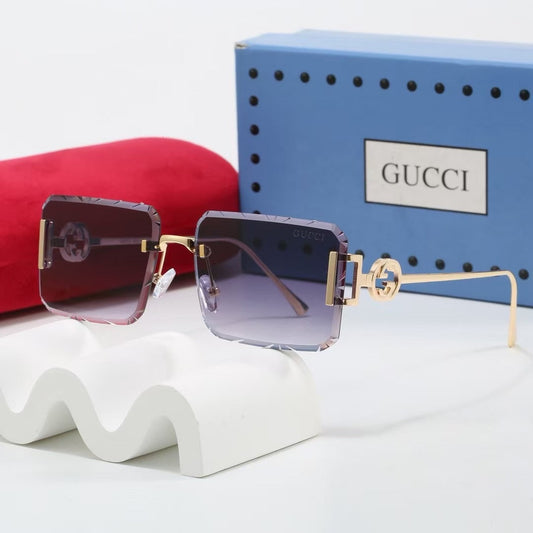 Cut Square Sunglasses-7 Colors