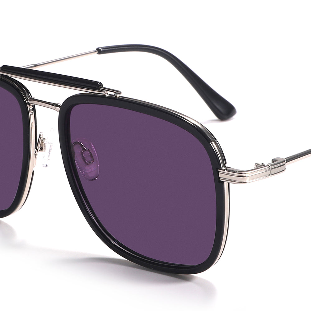 Polygonal Retro Unisex Sunglasses 8251