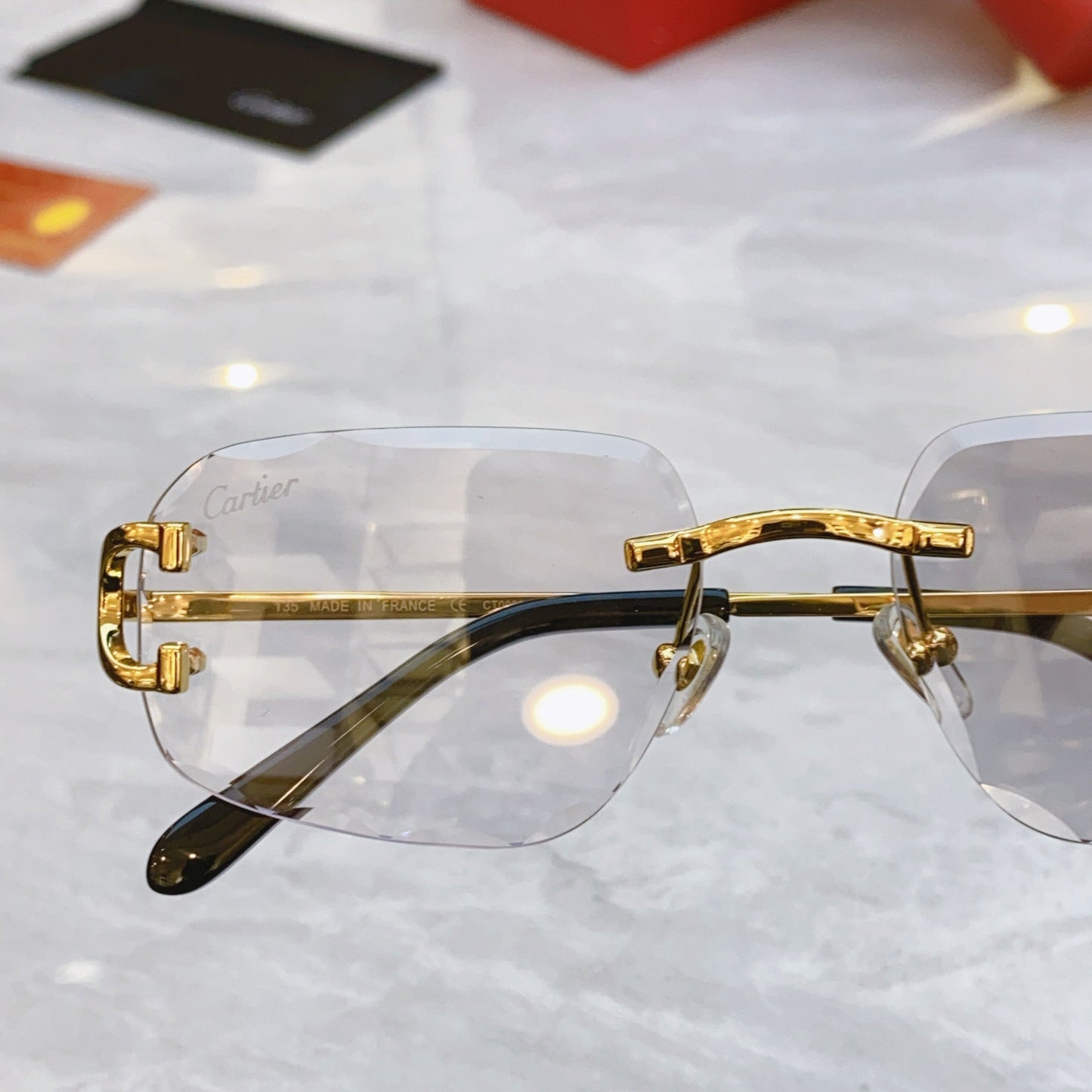 Wave design high-end color changing sunglasses