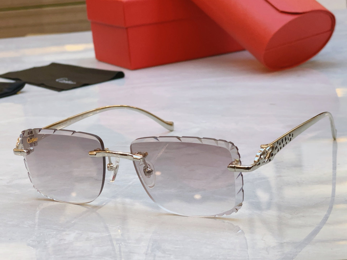 High-end new gradient sunglasses