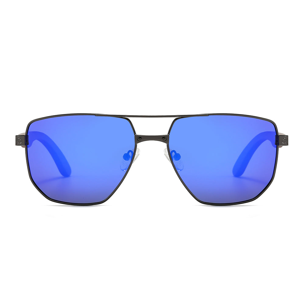 Wood Vintage Aviator Sunglasses