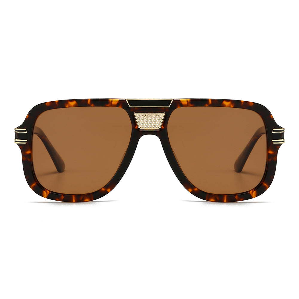 Stylish Aviator Acetate Sunglasses