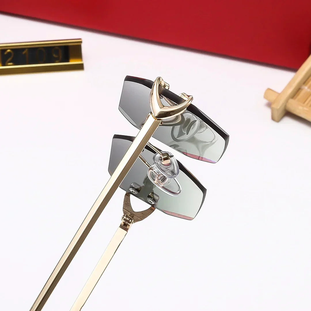 5 Colors Fashion Frameless Sunglasses2109