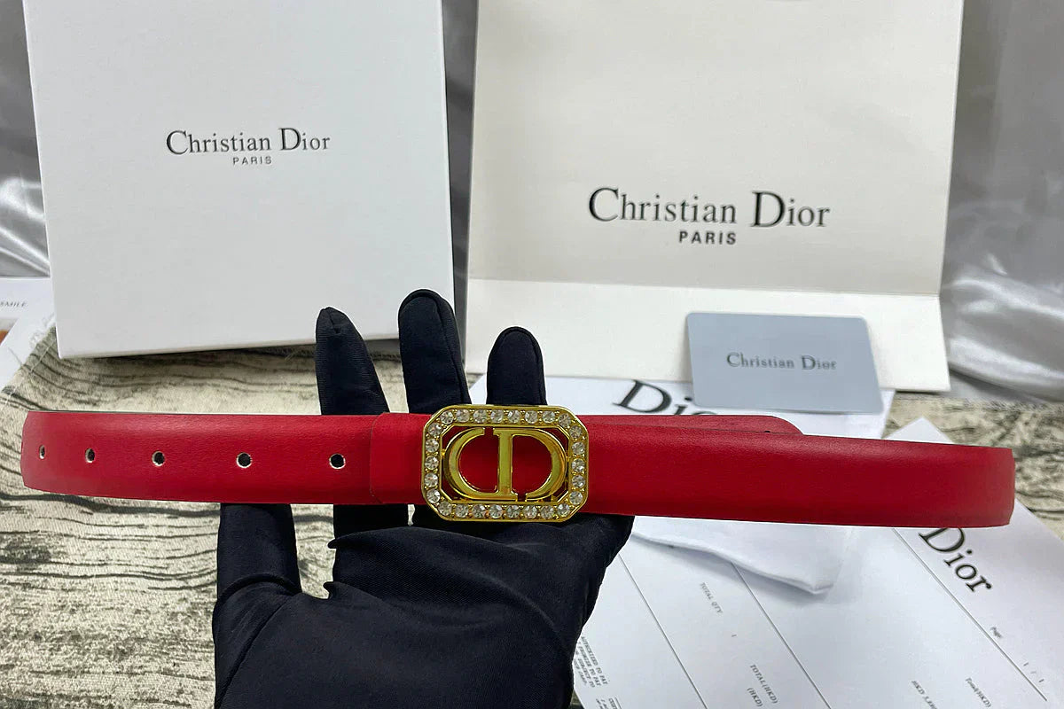 6 Colors CD rhinestone plain belt