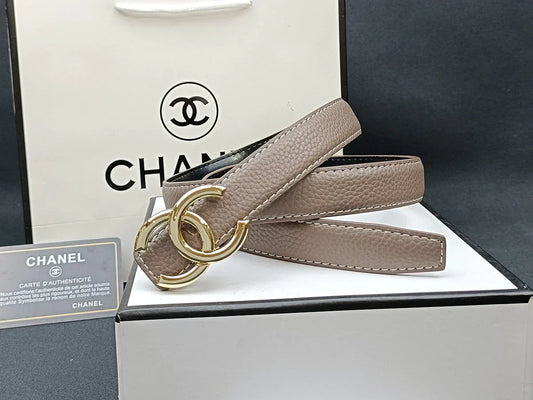 8 Colors double C multi-color lychee leather belt