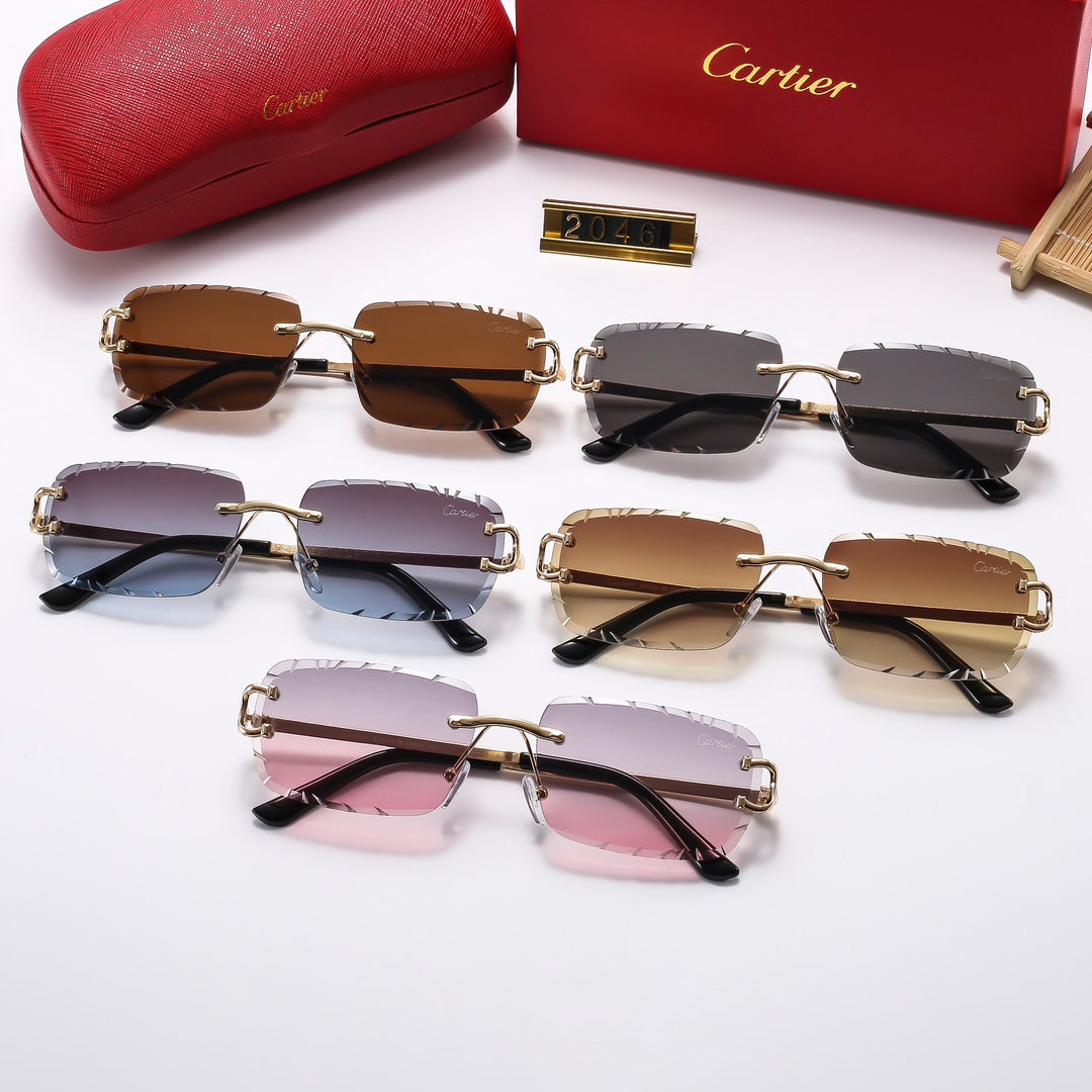 Diamond Cut 5 Colors Fashion Sunglassesâ2044