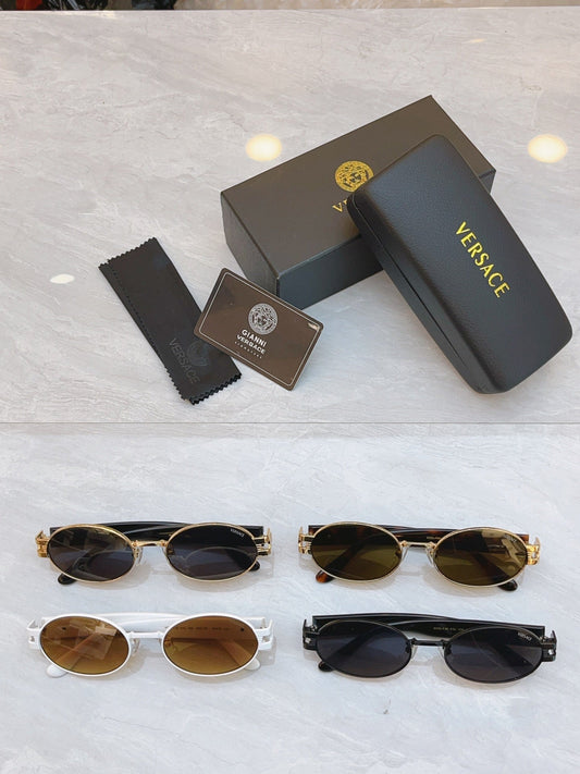 Fashion oval design high-end sunglasses