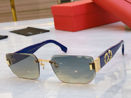 High-end Frameless design precision cutting sunglasses