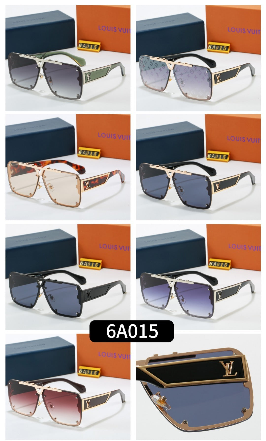 7 Colors Fashion Sunglassesā6015
