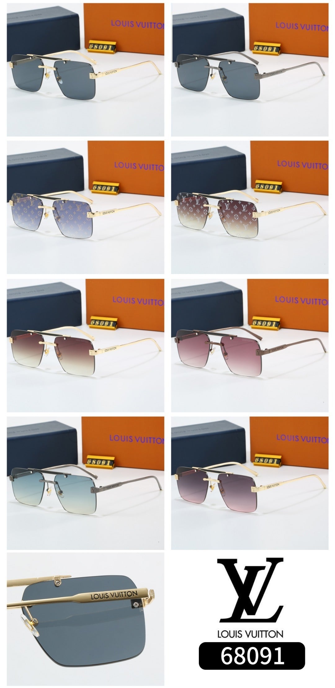 8 Colors Fashion Sunglassesā68091