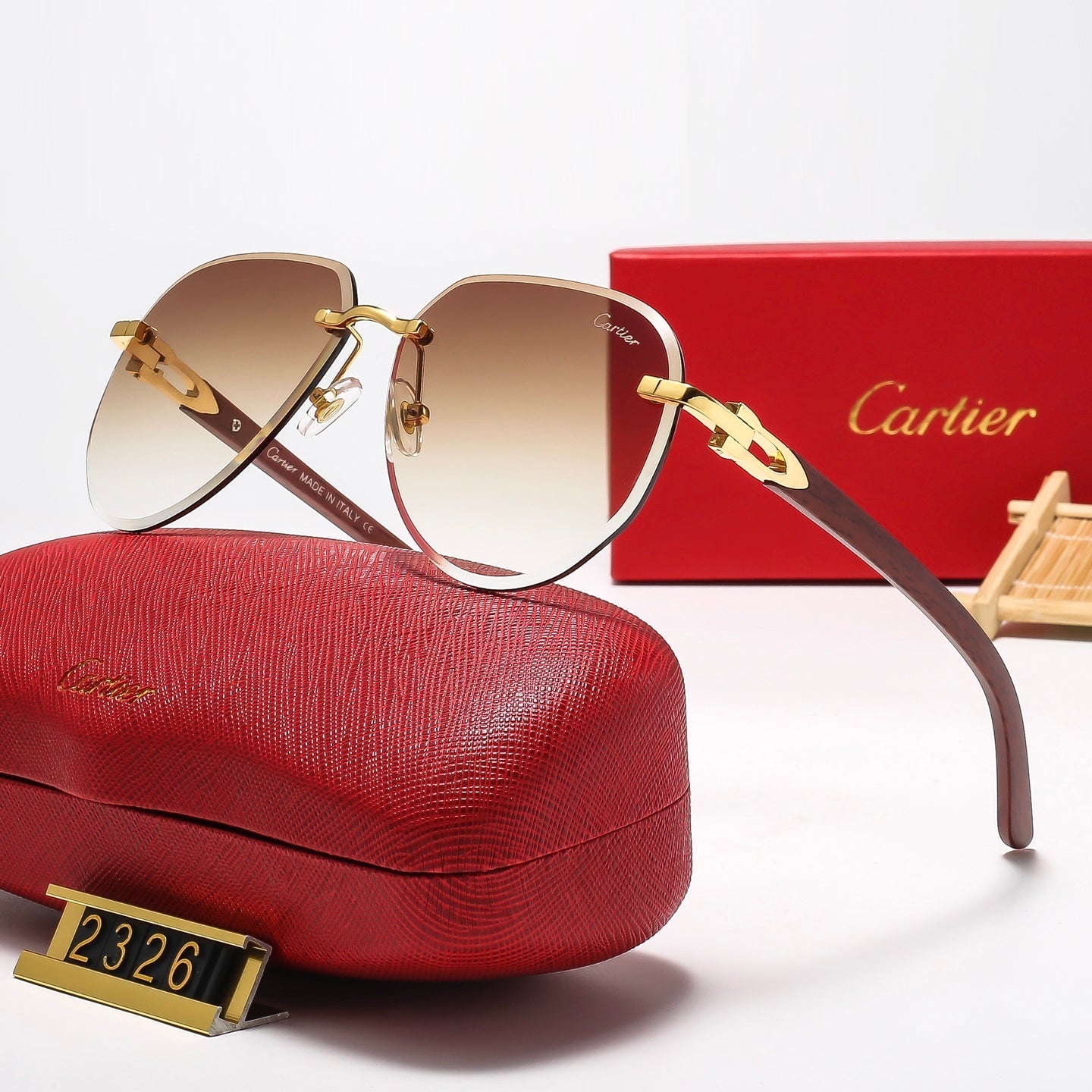 5 Colors Cool Fashion Oval Sunglasses 2326