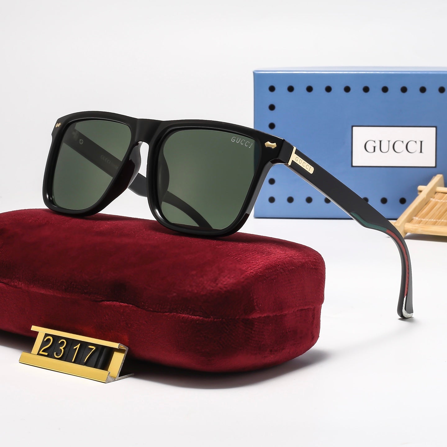 4 Colors Fashion Square-Framed Polarized Sunglassesâ2318