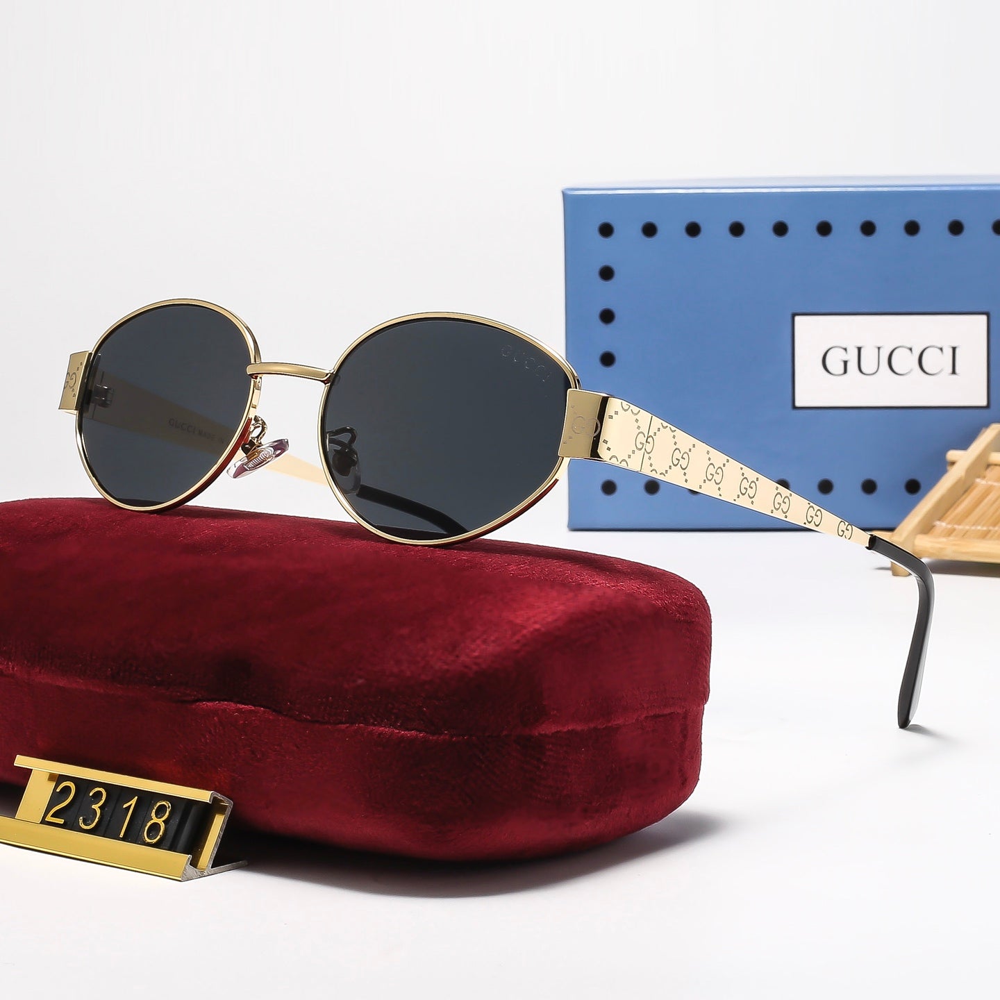 5 Colors Fashion Oval Sunglassesâ2318