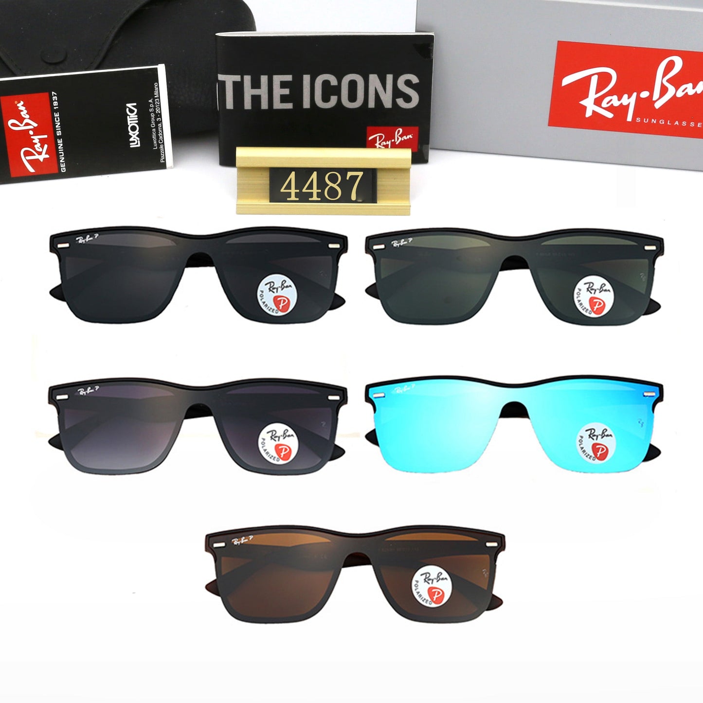 5 Colors Fashion Sunglassesâ4487
