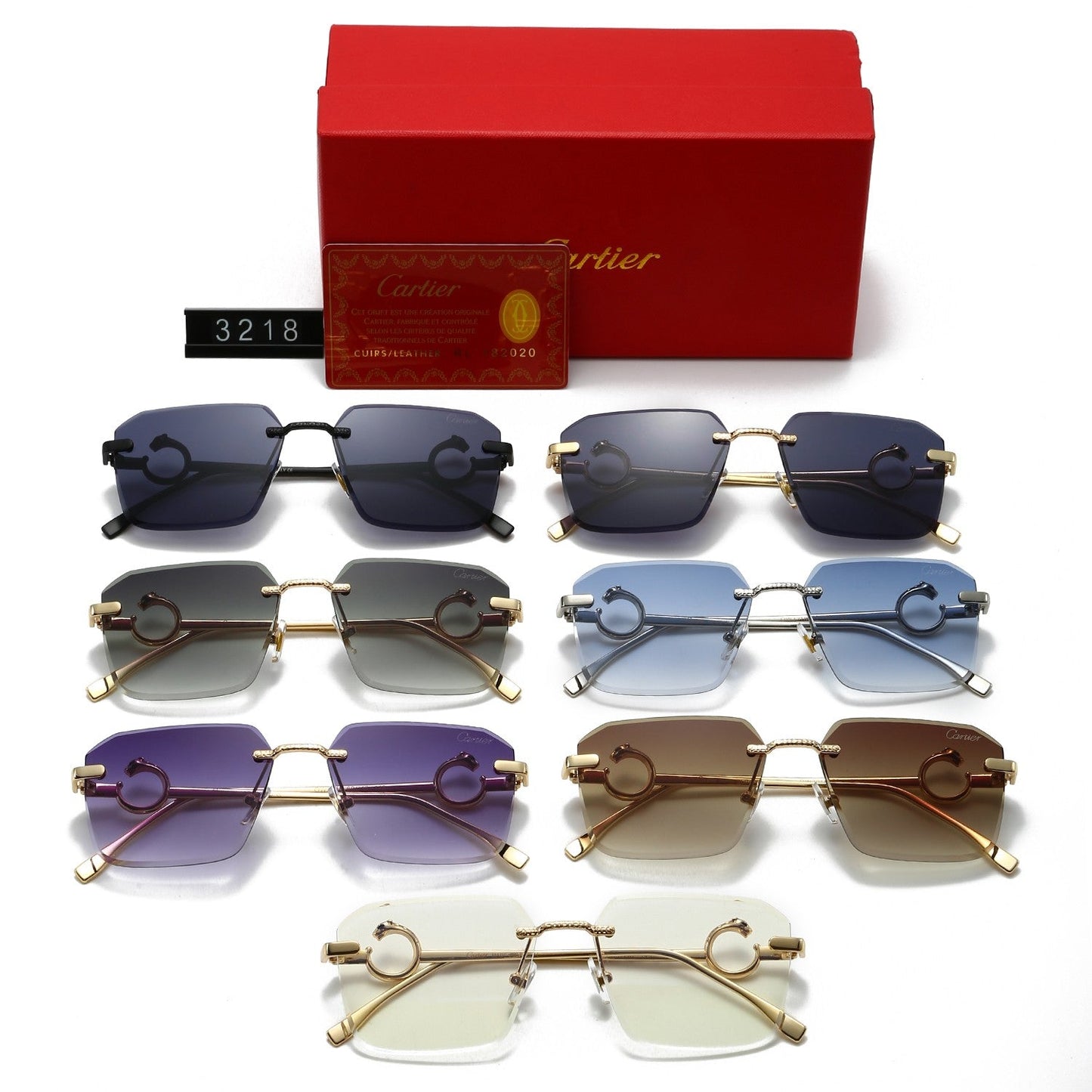7 Colors Fashion Sunglassesā3218