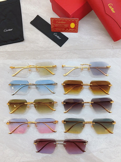 High end line cutting color changing sunglasses