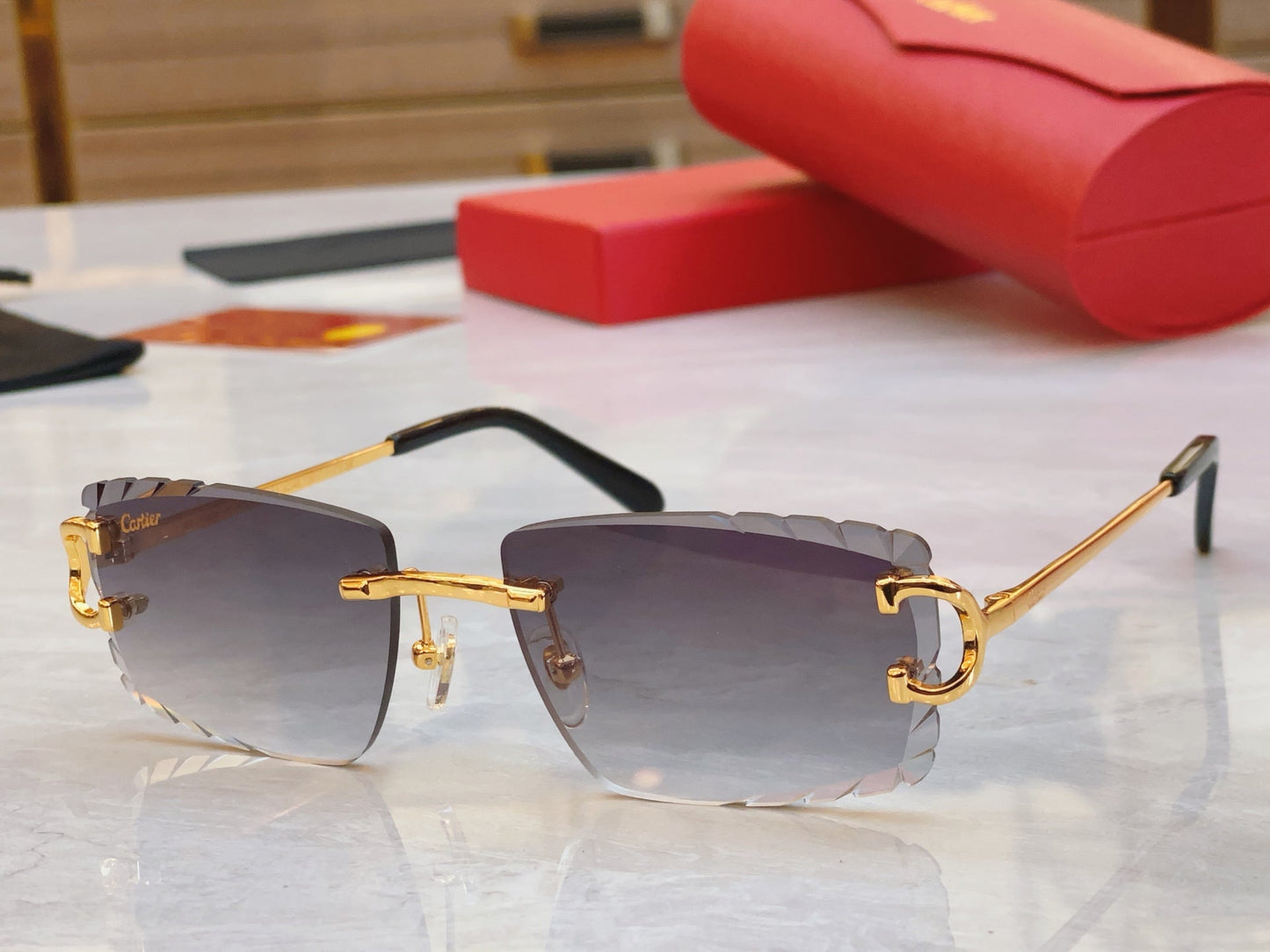 High end Precision cutting classic sunglasses without frames