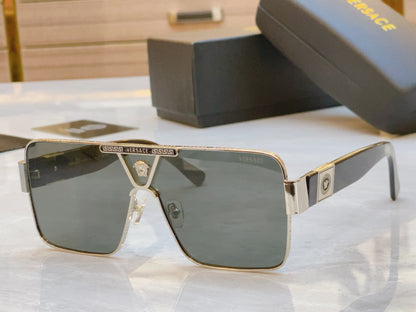 High end gradient color fashion paired with sunglasses