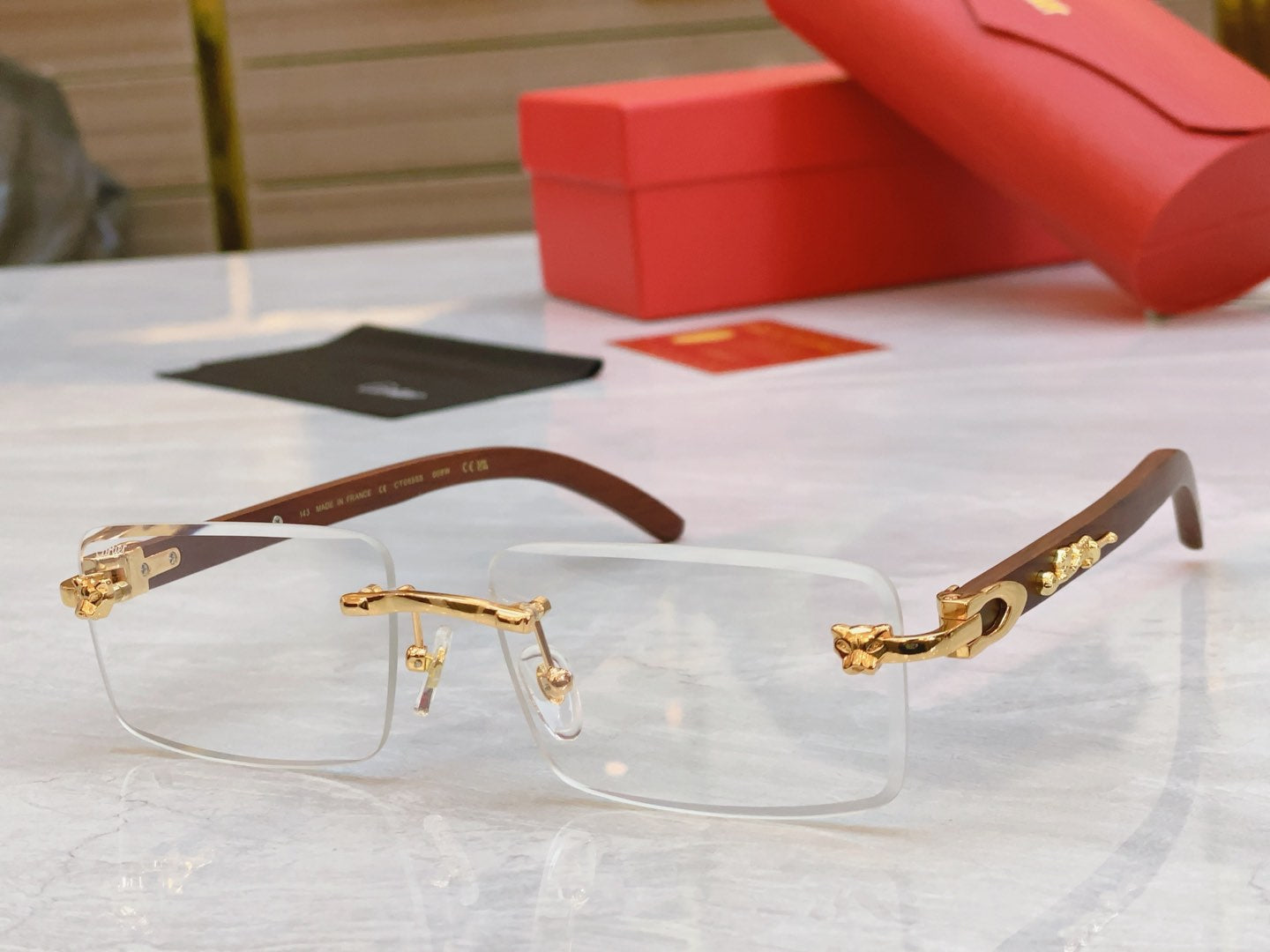 Classic high-end leopard sunglasses