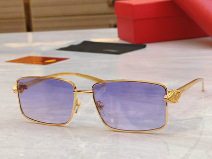 High end unique carved design sunglasses