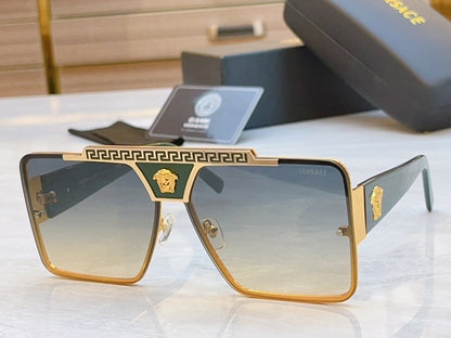 High end large box design sunglasses