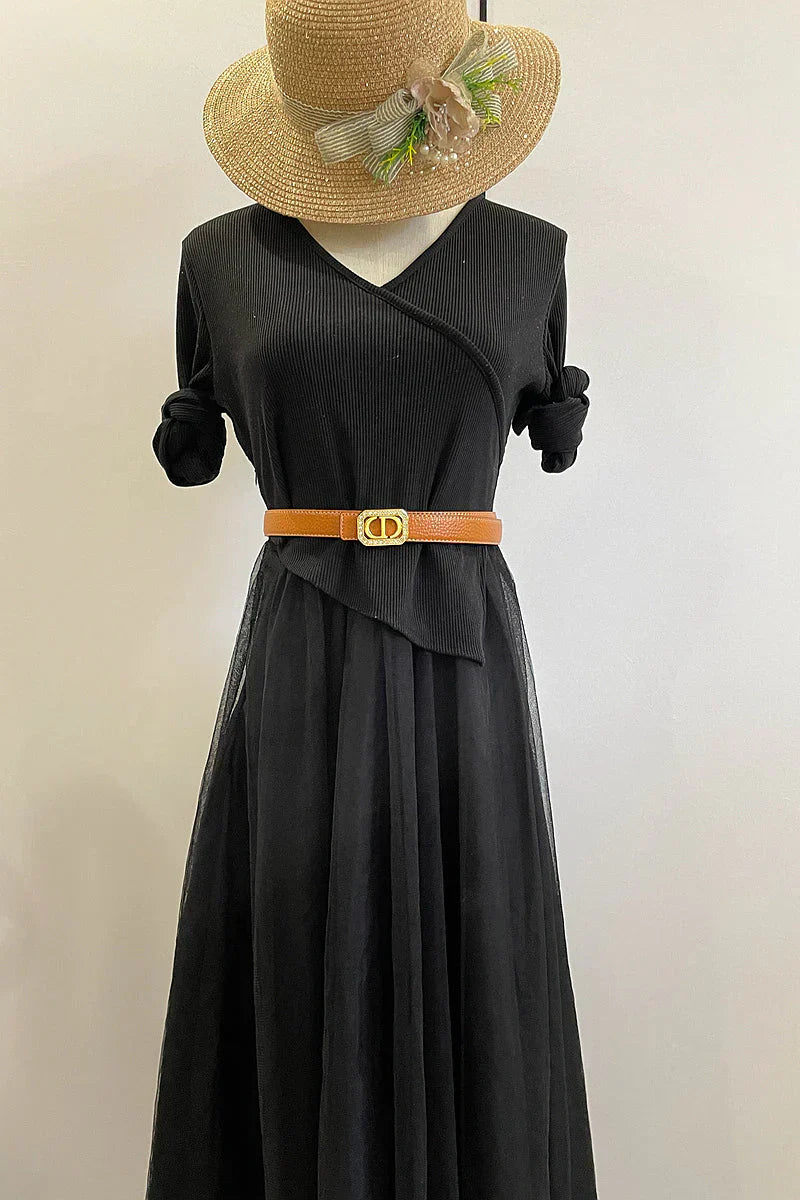 6 Colors rhinestone CD lychee pattern double-sided belt