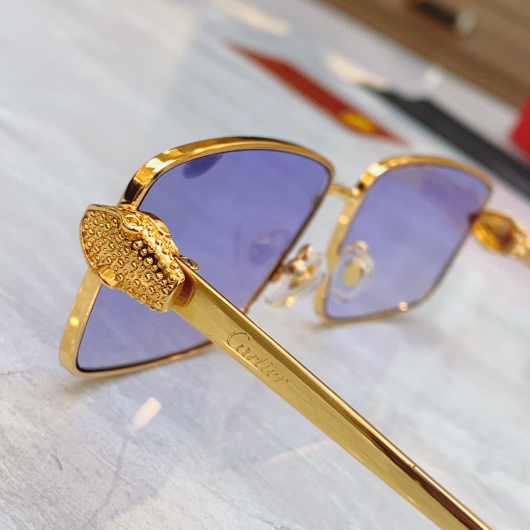 High end unique carved design sunglasses