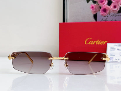 High-end inner electroplated blue film sunglasses