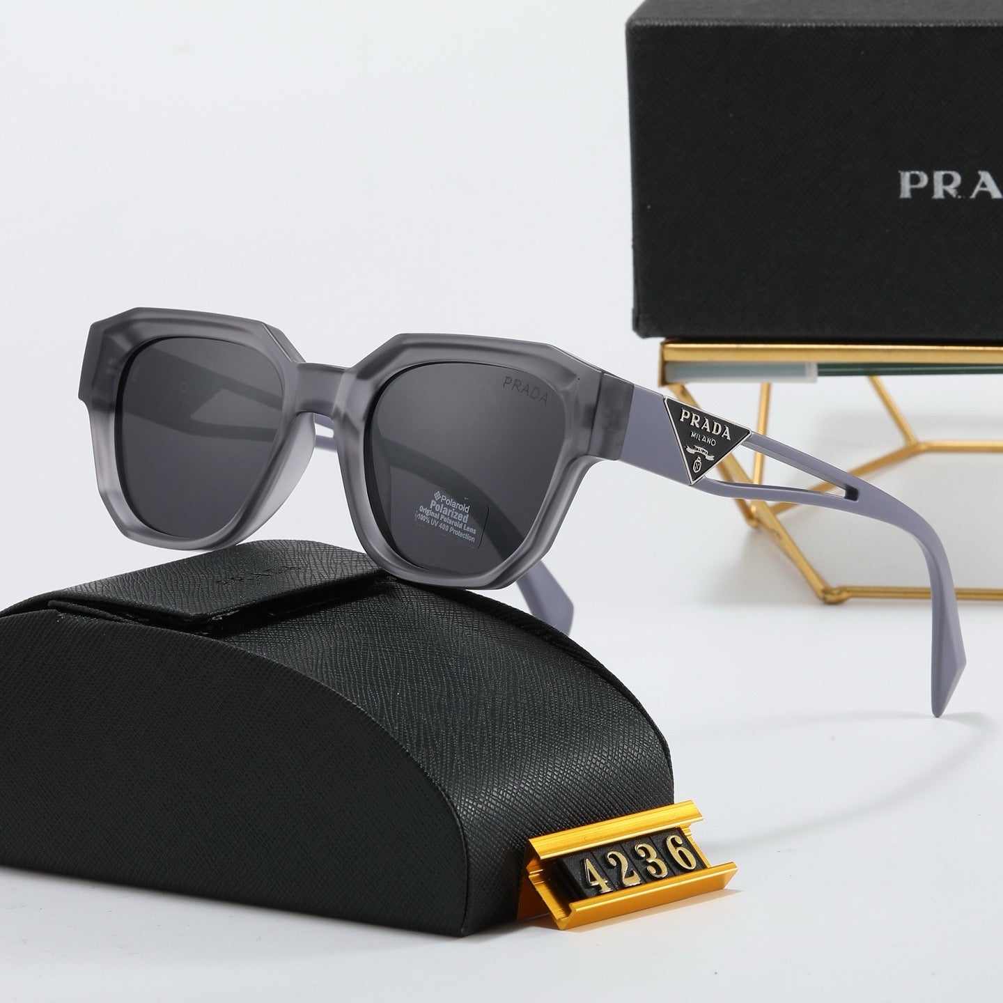 5-color irregular lenses, many people like and popular sunglasses 4236