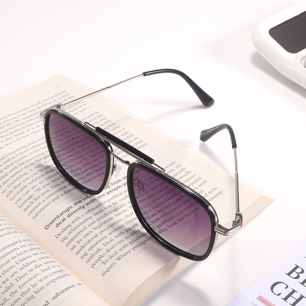 Polygonal Retro Unisex Sunglasses 8251