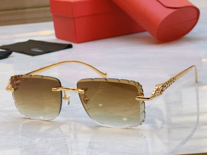 High-end new gradient sunglasses