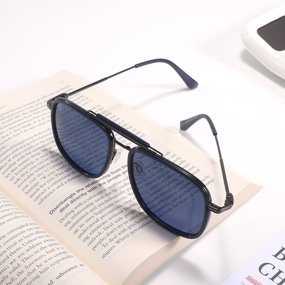 Polygonal Retro Unisex Sunglasses 8251