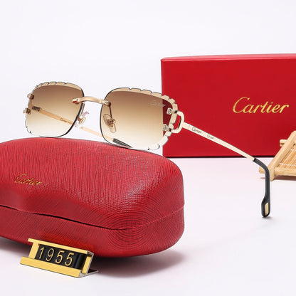 Diamond Cut on 7 Colors Fashion Sunglasses—1955