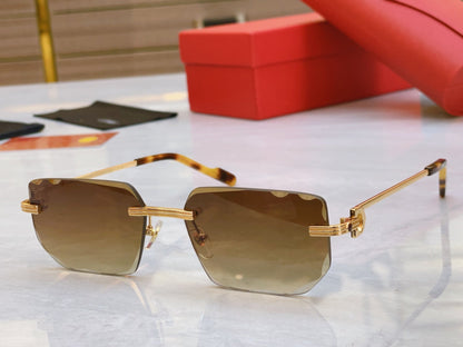 High end creative Precision cutting sunglasses