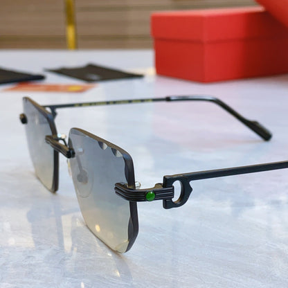 High end creative Precision cutting sunglasses