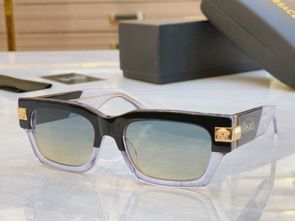 High end unique leopard print frame sunglasses