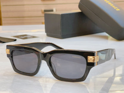 High end unique leopard print frame sunglasses