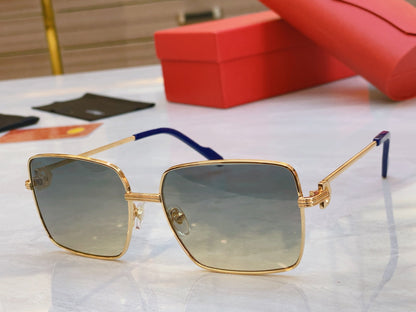 High end boxy sunglasses