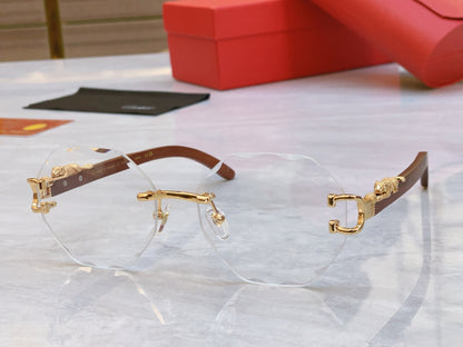 Creative Wave Cutting High End Sunglasses