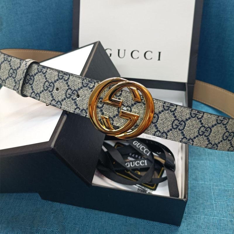 3 Colors Double G Leather Belt