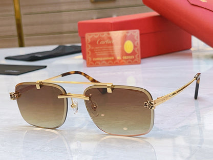 High-end leopard sunglasses