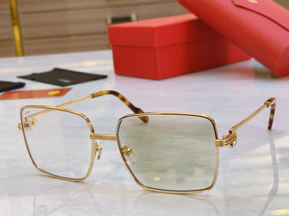 High end box color changing sunglasses